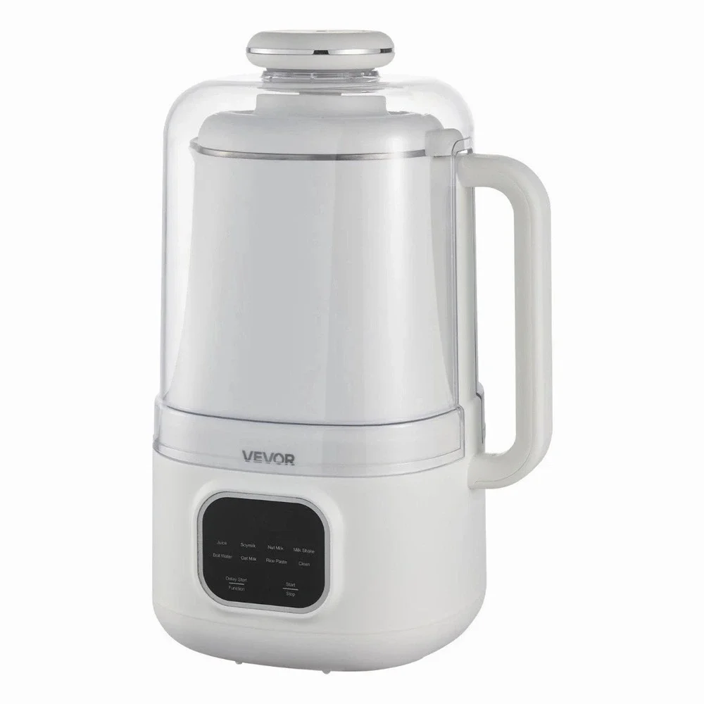 VEVOR 8-in-1 Nut Milk Maker 34 oz Soy Milk Maker 200W Blender Oat Nut Soy Juice